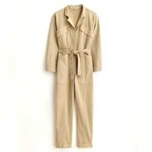 NWT Alex Mill Expedition Jumpsuit in Washed Twill Small Vintage Khaki